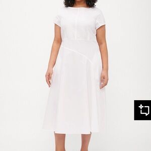 Weekend MaxMara MAGMA Day Dress in White